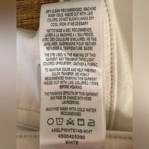 Joe’s Jeans White High Risk Skinny Ankle size 32 - Picture 7 of 12